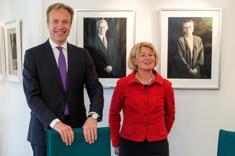 B&oslash;rge Brende og Anne Husebekk