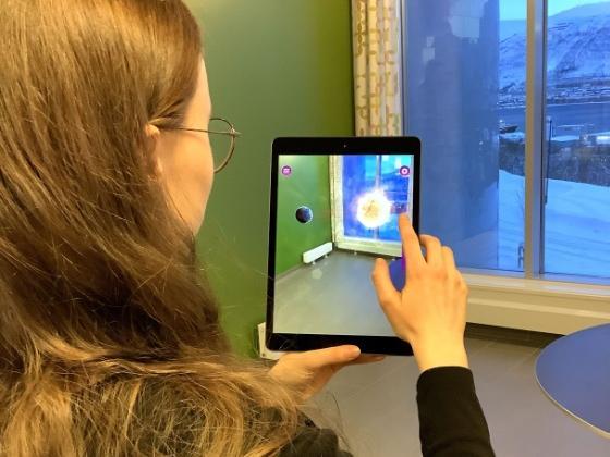 Illustrasjonsbilde Fysikken lever!  – Levert med augmented reality (AR)