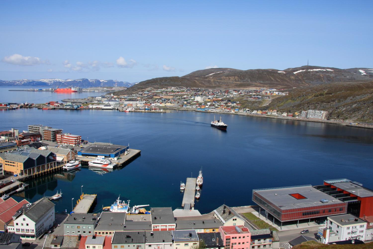 Oversiktsbilde av Hammerfest.