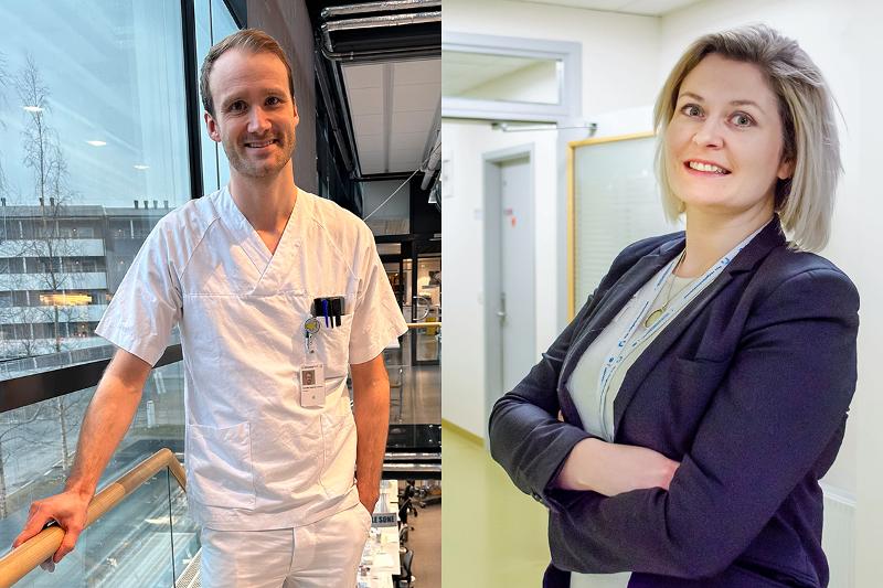 Kristoffer Endresen og Hege Harboe-Sj&aring;vik