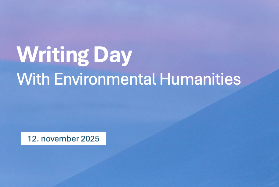 Illustrasjons-/bannerbilde for Writing day with environmental humanities
