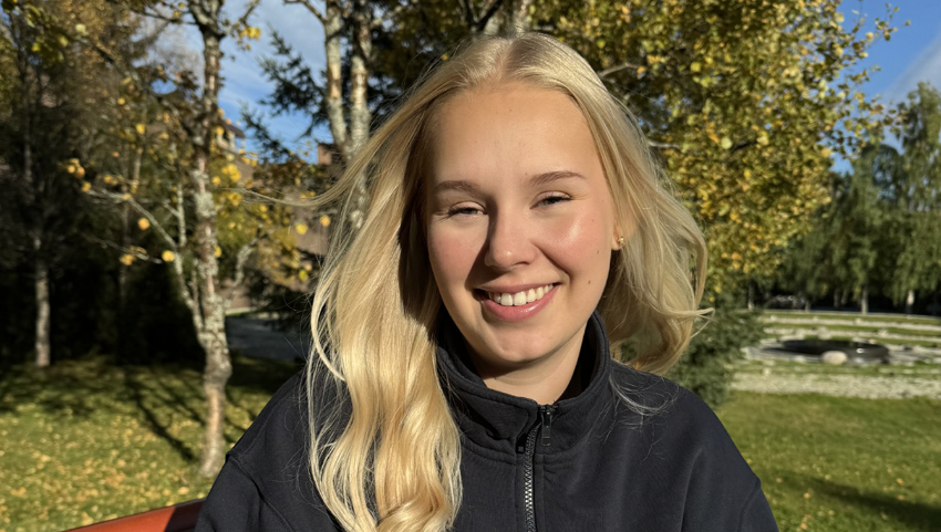 Rikke leder studentforening ved siden av studiene