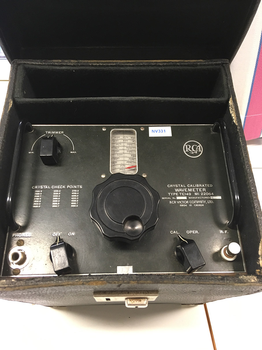 Bilde av RCA crystal calibrated wavemeter
