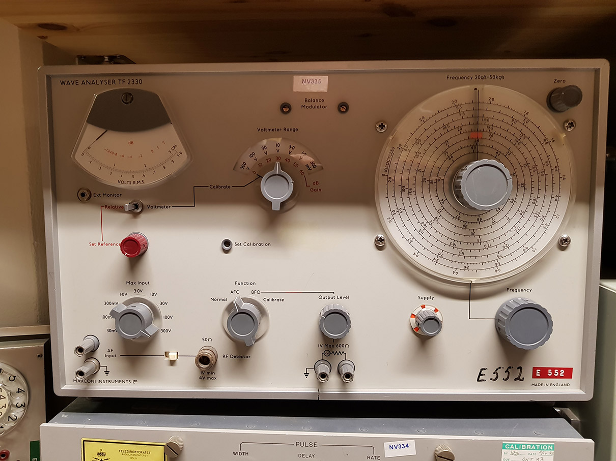 Bilde av Marconi wave analysator