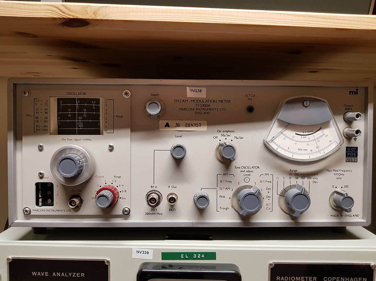Bilde av Marconi FM/AM modulasjonsmeter