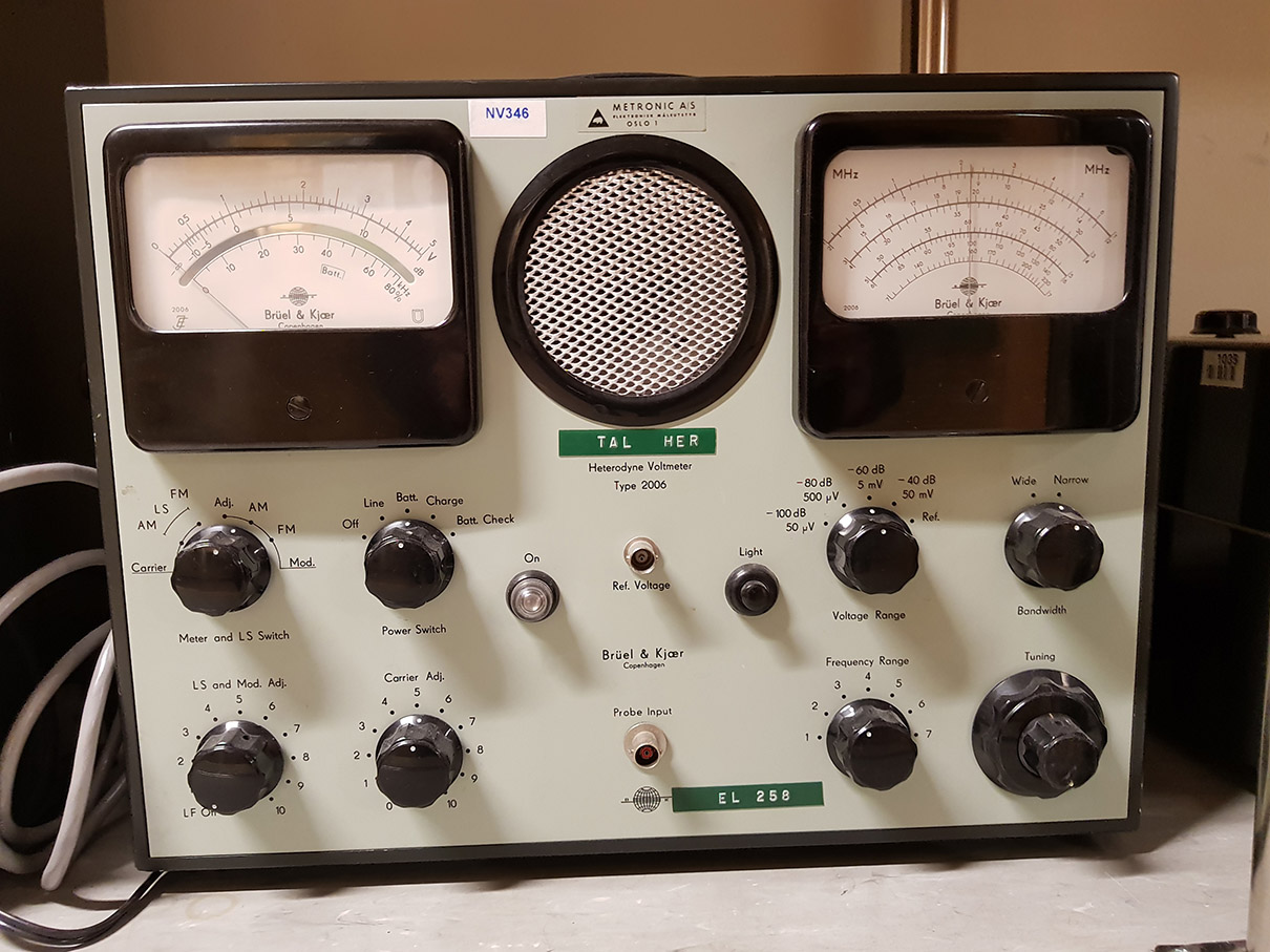 Bilde av Metronics heterodyn voltmeter