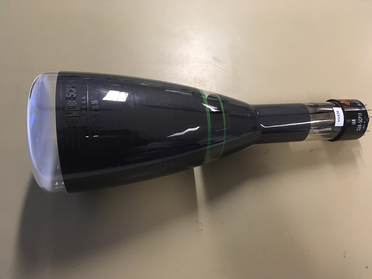 Bilde av Katodestrålerør fra oscilloscope
