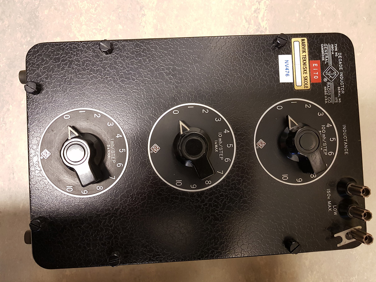 Bilde av General Radio induksjonsdekade